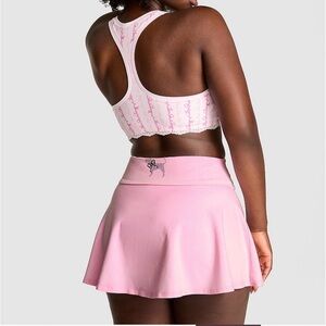 PINK x LoveShackFancy Cotton Foldover Flirty Skirt Size XL